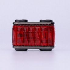 탱크 메탈 수납가방x공구 캠핑 스트레스해소 링 풀러 햅틱코인 남성, 탱크-PEI 클리어 소재(빨간색), 1개