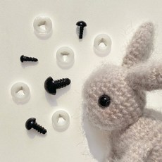 쎄비 인형눈 나사형 (2개/1쌍), 6mm 1쌍/2개 (10012)