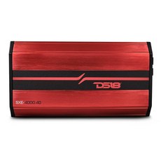 DS18 SXE-3000.4D /RD 차량용 앰프 스테레오 풀레인지 클래스 D 4채널 200X4 RMS @4 OHM 3000와트 - 차량 오디오 시스템 스피커용 강력하고 컴팩트한, SXE-4000.4D/RD