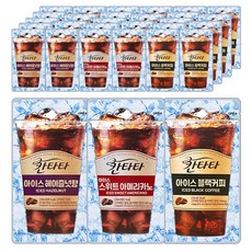 칸타타 아이스 230ml 3종 (블랙커피 10개 스위트아메리카노 10개 헤이즐넛향 10개)