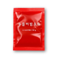 만능비빔소스 두부면 쫄면소스 소포장 간편소스, 10개, 60g