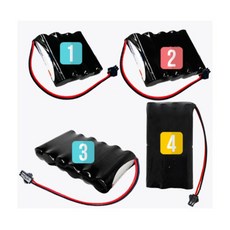 RC카용 배터리 NI-CD 600mAh 4.8V 6V 7.2V 9.6V[PW], CJST커넥터의 RB