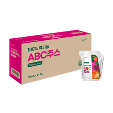 비락 100% 유기농 ABC주스, 2.64L, 3개