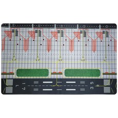 모형비행기 비행기활주로패드 공항활주로 마우스패드 100cm, 라. 35번 비행장활주로, 1개
