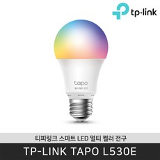 타포 스마트 Wi-Fi 멀티 컬러 전구 8.7W L530E, 기타색, 1개