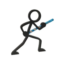 3D 프린팅 스틱 피규어 연필꽂이 (펜 스탠드 펜 컨테이너 데스크탑 장식품 문구류 데스크탑 조각품 선물 포, 03 Spearmen