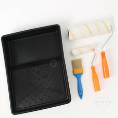 무담스토어 셀프 페인트칠 도구 풀세트 페인트롤러트레이