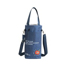 保溫瓶背帶 飲料提袋 飲料袋, 1個, 蘋果圖案