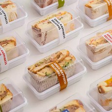 튼튼한 투명 PET 샌드위치 베이커리 포장 용기 롤케이크 케이스, 화이트, 1개