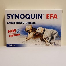 PePe 英國VetPlus 舒骼健 Synoquin 中大型成犬關節保健 30錠, 1個, 1盒(錠劑), 骨骼/關節強化, 30份