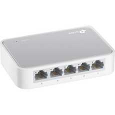 TP-Link 16 포트 10/100Mbps 고속 이더넷 스위치 데스크톱 또는 벽걸이 플라스틱 케이스 스플리터 차폐되지 않은 네트워크 플러그 앤 플레이 팬리스 콰이어트, 5 Port