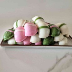 [푸드잇템] 굳지않는 삼색 바람떡 꿀떡 결혼 돌 답례떡 식사대용, 1kg, 2개
