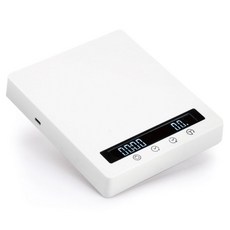 Tiamo RT3000 專業計時電子秤 2kg 簡約白 HK0601WH 台灣製, HK0601WH簡約白