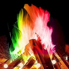 오로라 불멍가루 불색깔 불꽃색 도깨비불꽃 무지개 1개입