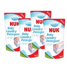 NUK嬰兒洗衣精補充包750ml*4包, 1個