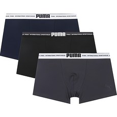 PUMA BODYWEAR 男士經典貼身四角褲3件組