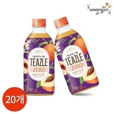 샵앤 [리미드] 웅진 티즐 제로 피치 얼그레이 500ml x 20병 시원한 음료 주스