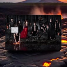 뱀파이어 일기 카드 스킨 스티커 은행 방수, 1개, 8. z7