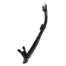 수올리 드라이탑 물유입 방지 스노클 단품 스노쿨링 수중 해루질 물놀이 스노쿨 장비, 블랙