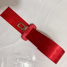 炫彩安全帶 汽車安全帶 加厚通用型安全帶 改裝米色保險座椅延長帶, 紅色3.6米帶卡扣（送縫紉線限位扣）, 1個