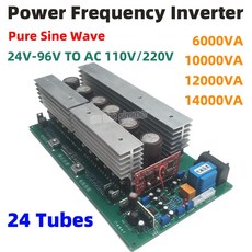전원 주파수 24V 48V 60V 72V 90V DC에서 AC 220V 110V 5000W 8000W 10000W 고전력 순수 사인파 인버터 PCB 회로 기판, [01] 48V 10000W, [01] 220V 50Hz