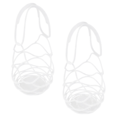 누누마켓 실리콘 텀블러 커피 테이크아웃 캐리어 스트랩세트, 화이트, 2개