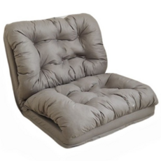 루나글램 1인용 소파베드 각도조절 소파침대, 다크그레이