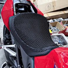 TOR 혼다 CBR600RR 쿨시트 여름 방석 오토바이 쿨시트 메쉬 국산, 1개, 블랙