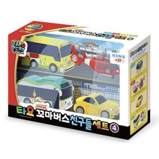 타요 꼬마버스 친구들 세트4, 노랑 외, 1개