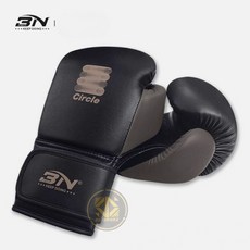 BNFIGHT 2025新款超纖拳擊手套 附原廠收納袋 散打 搏擊 訓練 格鬥 拳套 男女 成人 MMA, 黑色,12oz, 1個