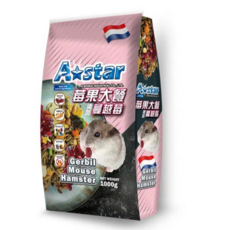 AStar 倉鼠飼料 GuoShi寵物, 1個, 寵物鼠莓果大餐, 1kg