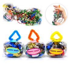 해피파티 웨딩 카니발 반짝이 폭죽 (3개입) 결혼식 파