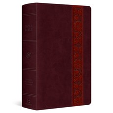 (영문도서)ESV Giant Print Personal Size Bible Red Letter (Trutone Mahogany Trel... Imitation Leather, Crossway, English, 9798874906634