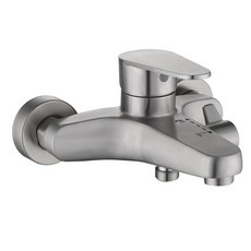 RTAKO 304不鏽鋼淋浴水栓 三聯式冷熱雙控浴室水栓, 1個