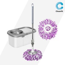 크린핏 물걸레 핸드스핀 그레이 통돌이, 1개