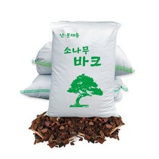 흙쟁이 소나무 바크 50L 나무껍질 난분갈이용, 1개
