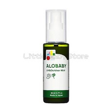 ALOBABY 戶外防護噴霧, 1個, 全能防曬水噴霧(防曬+防蚊)／80ml