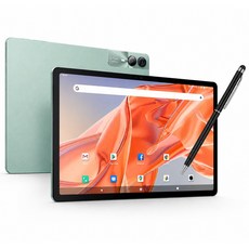 11인치 LTE 태블릿PC 안드로이드14 12GB 메모리 128GB 12000mAh 대용량 배터리 인강 영상시청용 키보드 터치펜 포함, Wi-Fi+Cellular, 포레스트 그린