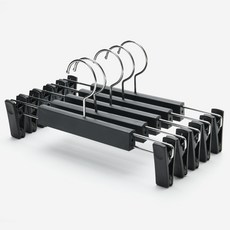 트리안트 고급 집게 하의걸이 5P, 블랙, 5개