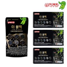 삼육두유 더 블랙 파우치 두유 190ml 60팩 6가지 블랙푸드와 비타민D 마그네슘까지 함유된 고칼슘 두유, 60개