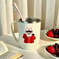 DFMEI 新款不鏽鋼漱口杯刷牙杯子家用輕奢兒童情侶三四口牙具牙刷洗漱杯, 1個, 媽媽:401-500ml