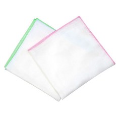 무형광 순면 가제 손수건 대 1P 부드러운 아기 신생아
