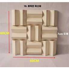사운드 방음 음향 여수 30CM6계 옵션02 2차 확산판 음향디퓨져 음향판