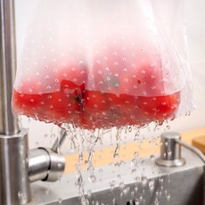 물빠짐 가능 비닐 봉지 음식물 쓰레기 타공 봉투 10매입 위생 세트, 1개, 상세페이지 참조