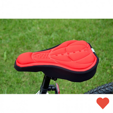 바이크 부품 메모리폼 자전거 안장 커버 레드 쿠션
