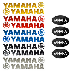 당일발송 사은품증정 YAMAHA 바디엠블럼 야마하 로고 오토바이 에폭시스티커 스크린 부착 바이크 튜닝, 쿠26/YAMAHA바디엠 블랙, 1개