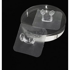 라포룸 코드걸이 투명 접착식 접착식걸이, 1개