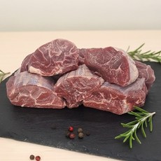 고기중독 미국산 아롱사태 초이스 등급 소고기, 1kg, 2개