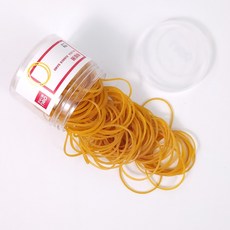 델리 고무밴드 50g 노란 고무줄 대용량, 1개, 상세페이지 참조