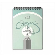 드리오샵 아트앤디자인 A4 고급크로키북 상철 80매 그림연습장